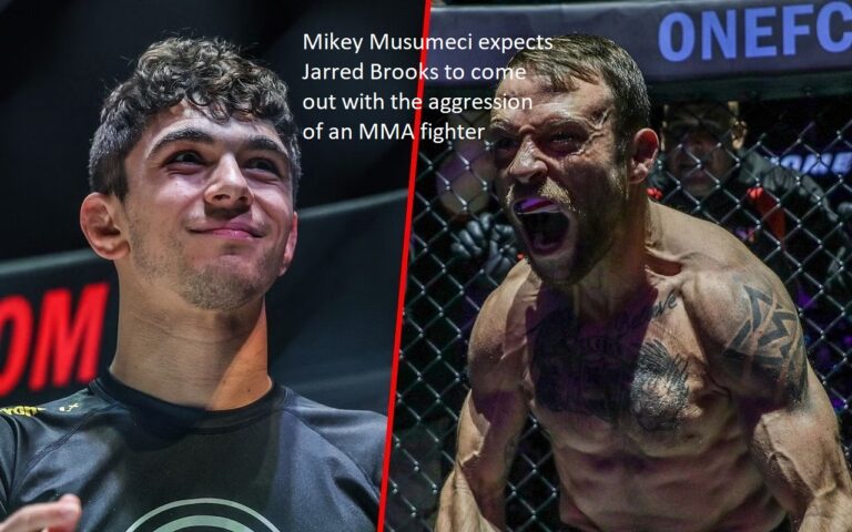 Mikey Musumeci anticipates that Jarred Brooks will compete with the aggressiveness of a mixed martial arts fighter when they face each other.
