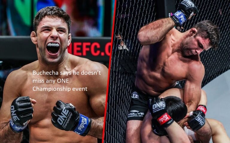 Buchecha has stated that he participates in every ONE Championship event.