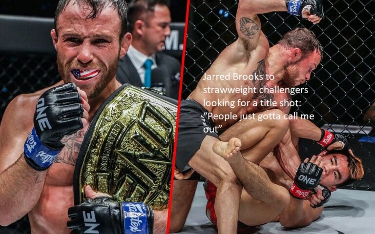 Jarred Brooks has said the following about potential contenders in the strawweight division: “People just gotta call me out.”