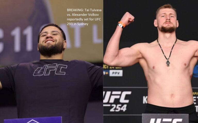 BREAKING: Tai Tuivasa vs. Alexander Volkov reportedly set for UFC 293 in Sydney