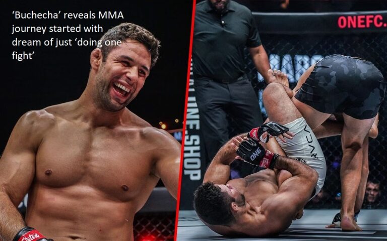 ‘Buchecha’ says that he once dreamed of just ‘doing one bout’ when he first got into MMA.