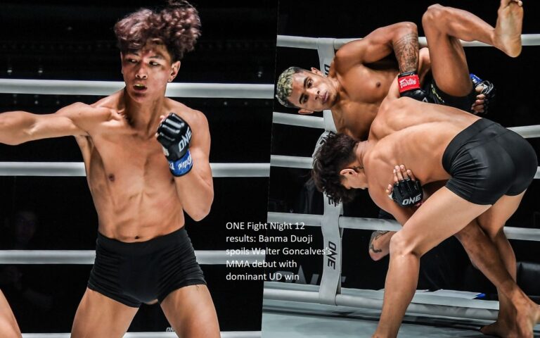 Banma Duoji ruined Walter Goncalves’s mixed martial arts debut with a strong unanimous decision victory at ONE Fight Night 12.