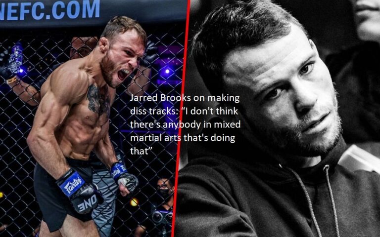 Regarding the production of diss tracks, Jarred Brooks has stated, “I don’t think there’s anybody in mixed martial arts that’s doing that.”
