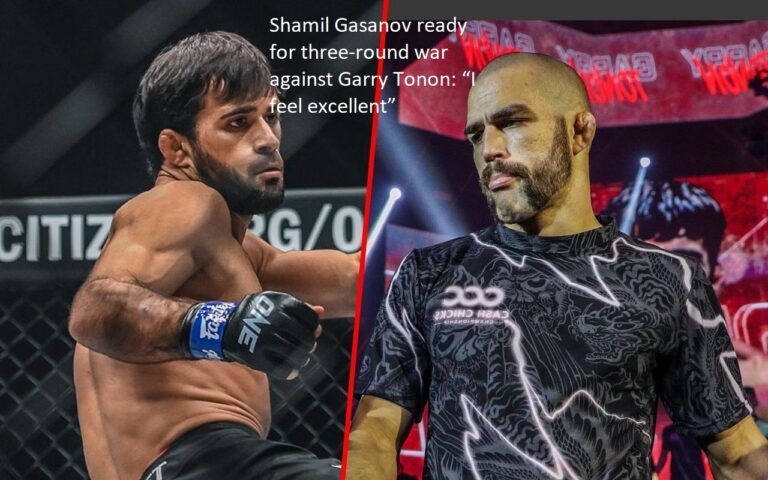 Shamil Gasanov is prepared to engage in a three-round fight with Garry Tonon: “I feel excellent”