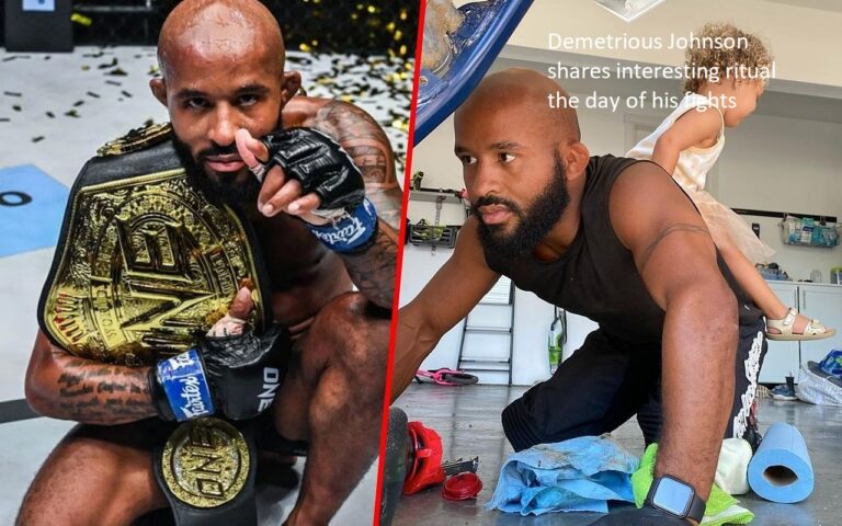 On the day of his fights, Demetrious Johnson has a unique ritual that he discusses.