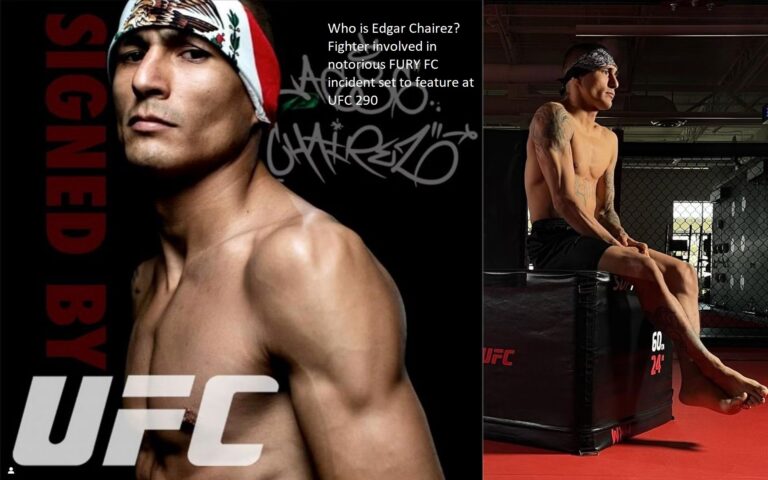 Who precisely is this Edgar Chairez? A combatant who was engaged in the infamous FURY FC incident is scheduled to compete at UFC 290.