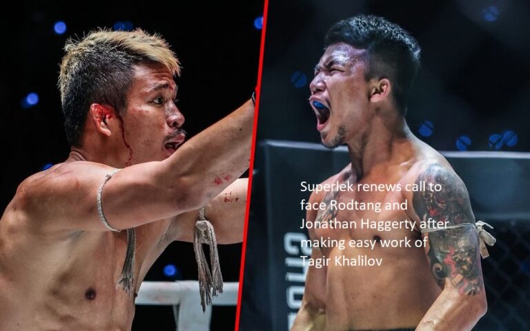 After having little trouble with Tagir Khalilov, Superlek has issued a fresh challenge to take on Rodtang and Jonathan Haggerty.
