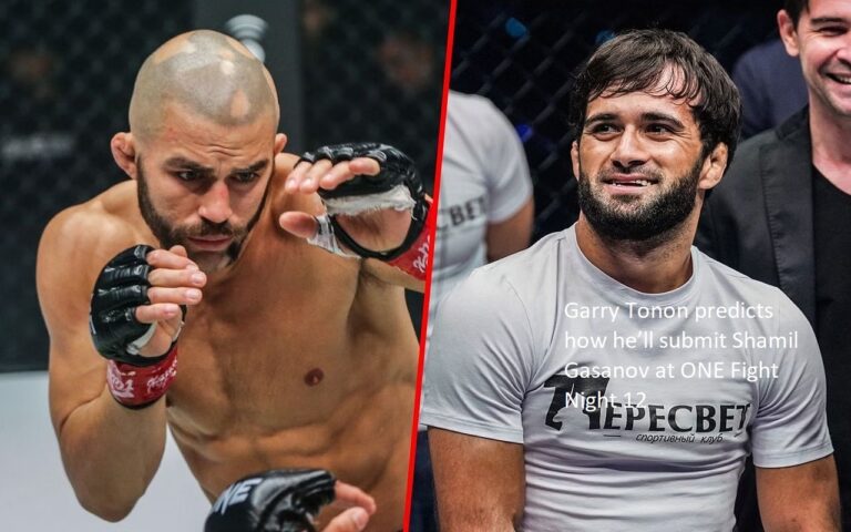 At ONE Fight Night 12, Garry Tonon gives his best guess as to how he will submit Shamil Gasanov.