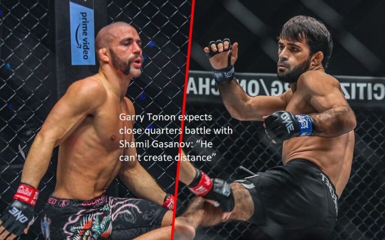 Garry Tonon believes that he will have to fight Shamil Gasanov in close quarters because “he can’t create distance.”