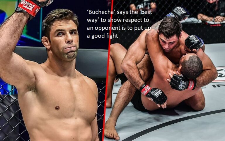 According to Buchecha, the “best way” to demonstrate respect for an adversary is to put up a strong battle against them.