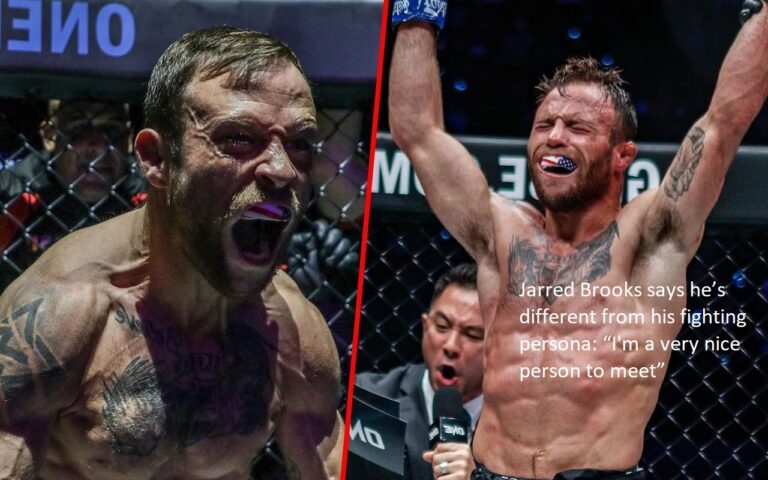 Jarred Brooks claims that he is not the same as his character while he is fighting: “I’m a very pleasant individual for you to get to know”