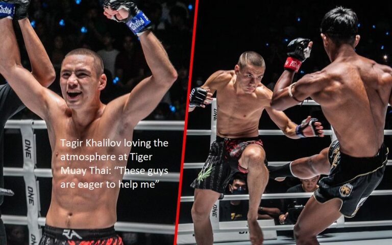 Tagir Khalilov absolutely adores the energy that can be seen at Tiger Muay Thai: “These individuals are excited to be of assistance to me.”