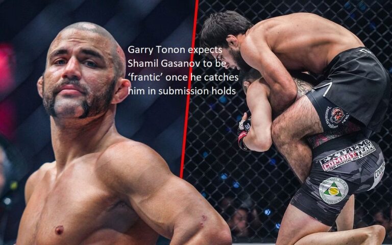 Once Garry Tonon has Shamil Gasanov in submission grips, he anticipates that Gasanov would be in a “frantic” state.