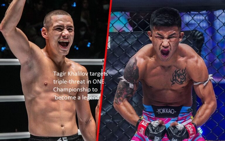 Tagir Khalilov aims to ‘become a legend’ by posing a triple threat in the ONE Championship.