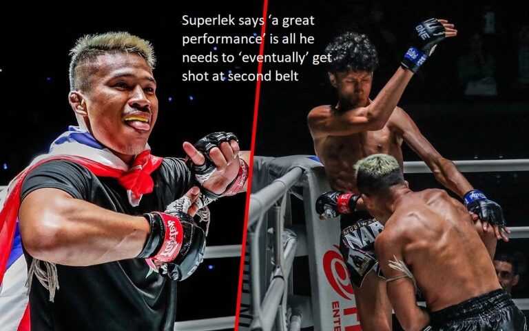 According to Superlek, ‘a great performance’ is all that is required of him to ‘eventually’ have a crack at the second belt.
