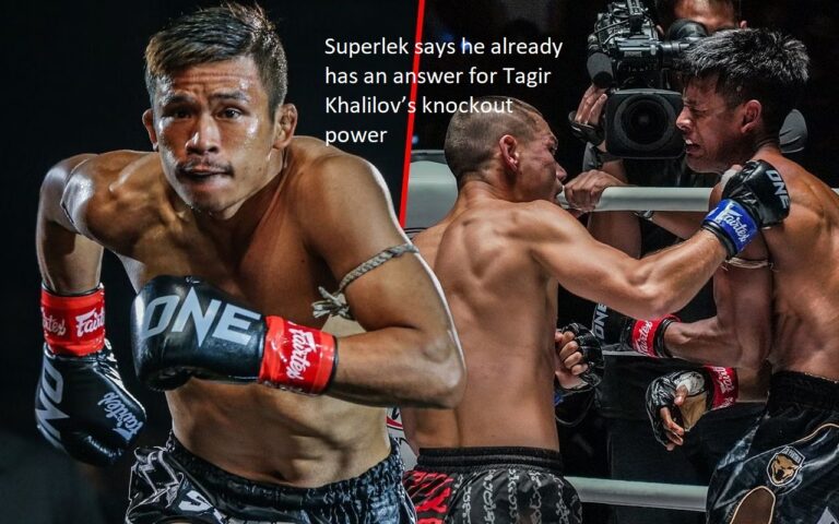 Superlek claims that he already has a response for the knockout power that Tagir Khalilov possesses.