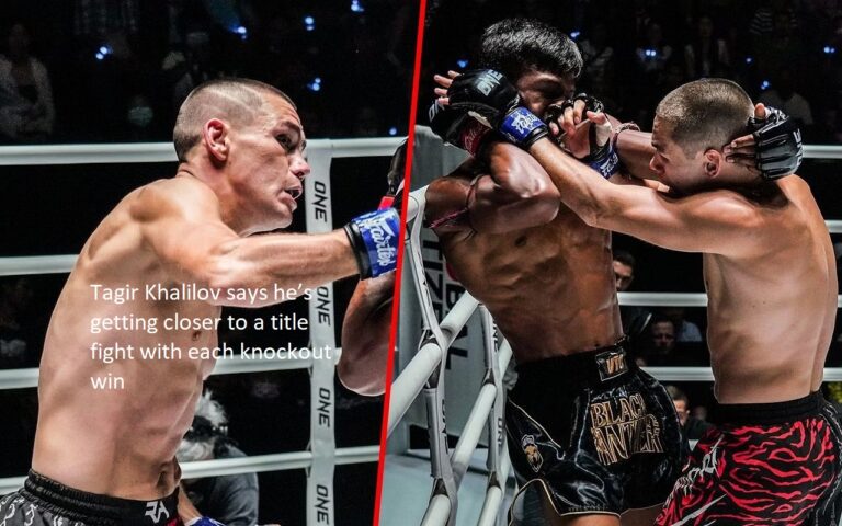 Tagir Khalilov believes that with each knockout victory, he is inching closer and closer to a title bout.