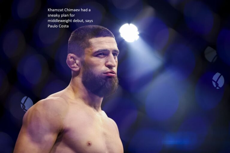 Paulo Costa claims that Khamzat Chimaev had a cunning plan for his debut in the middleweight division.