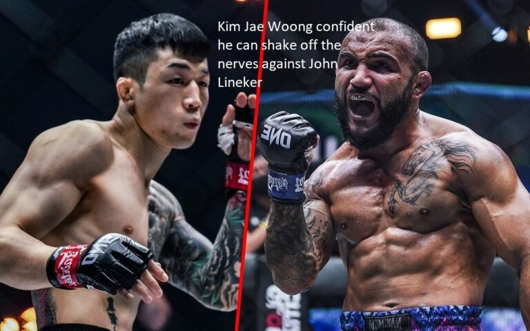 Kim Jae Woong is sure that he will be able to overcome his jitters and defeat John Lineker.