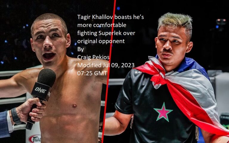 Tagir Khalilov brags that he is more at ease against Superlek than he was with his first opponent.