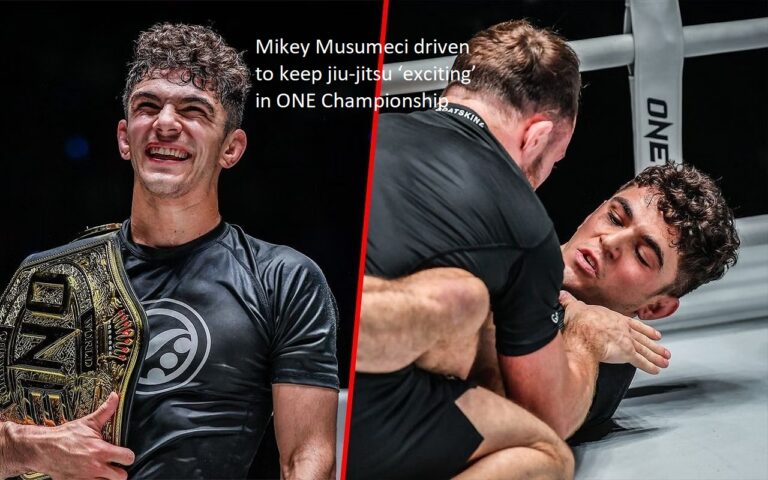 Mikey Musumeci is committed to maintaining jiu-jitsu’s “exciting” status within the ONE Championship.