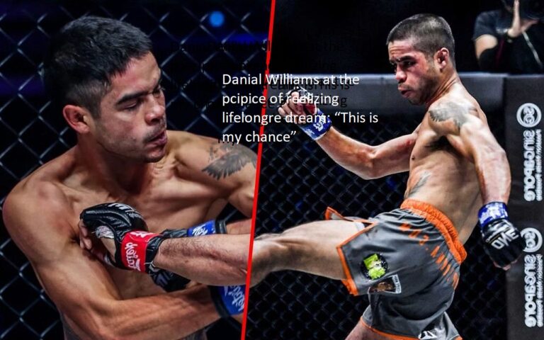 When Danial Williams was on the verge of making a cherished ambition come true, he said to himself, “This is my chance.”