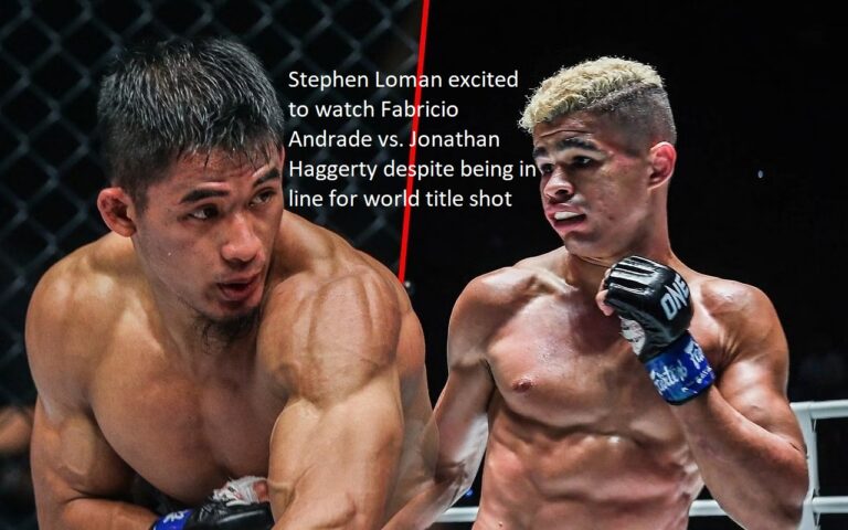 Despite being in position for a shot at the world title, Stephen Loman is looking forward to watching Fabricio Andrade take on Jonathan Haggerty.