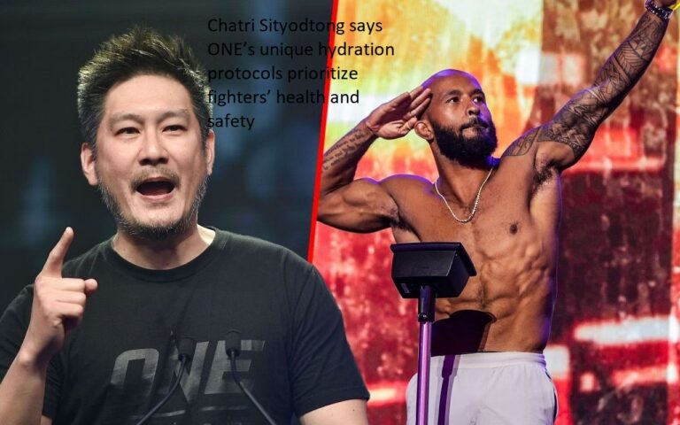 According to Chatri Sityodtong, the one-of-a-kind hydration measures that ONE uses put the combatants’ health and safety first.