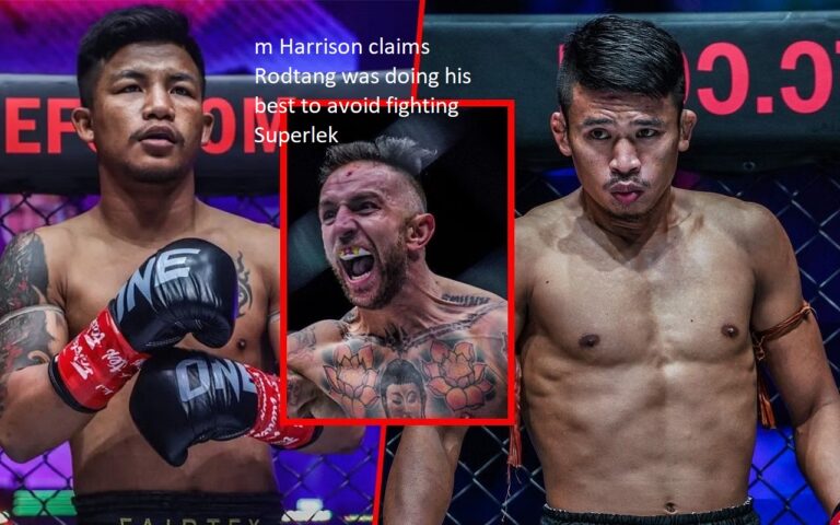 m Harrison asserts that Rodtang was attempting to avoid a conflict with Superlek as much as possible.