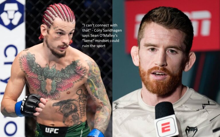 Cory Sandhagen believes that Sean O’Malley’s “lame” mentality poses a threat to the sport, but he is unable to understand why O’Malley thinks this way.