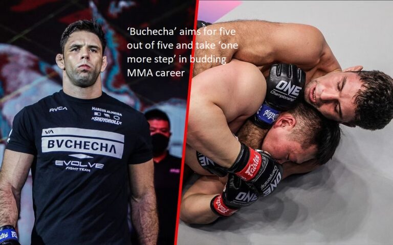 “Buchecha” wants to win all five of his fights and take “one more step” in his burgeoning mixed martial arts career.