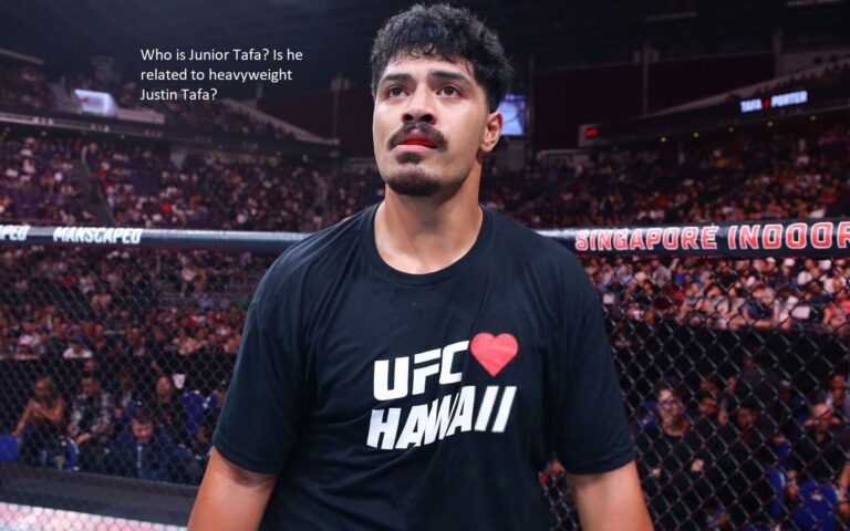 Who exactly is this Junior Tafa? Is there a connection between him and the heavyweight Justin Tafa?
