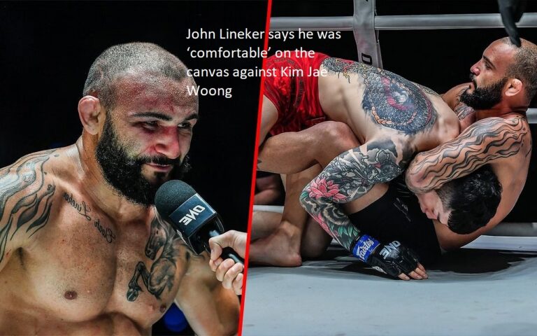 John Lineker claims that he felt “comfortable” throughout his bout with Kim Jae Woong on the canvas.