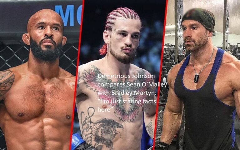 “I’m just stating facts here,” Demetrious Johnson says, making a comparison between Sean O’Malley and Bradley Martyn.