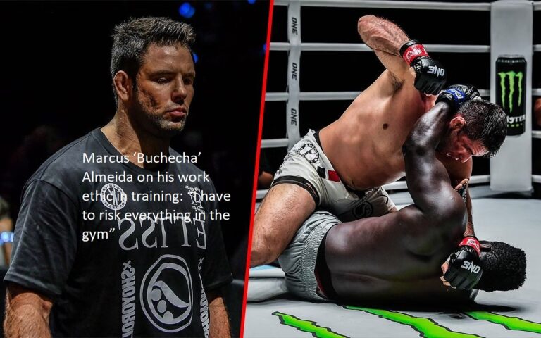 When asked about his work ethic in the gym, Marcus ‘Buchecha’ Almeida said, “I have to risk everything in the gym.”