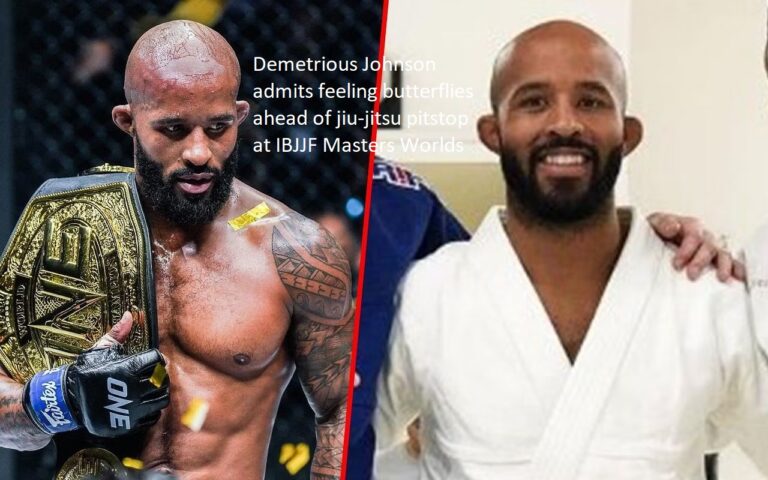 Demetrious Johnson has stated that he is experiencing jitters before to his jiu-jitsu competition in the IBJJF Masters Worlds.