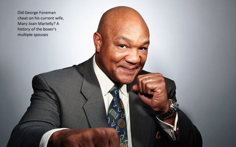Is George Foreman’s present wife, Mary Joan Martelly, the victim of infidelity on his part? The narrative of the boxer’s many different wives and husbands