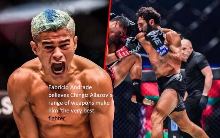 Fabricio Andrade is of the opinion that Chingiz Allazov is “the very best fighter” due to the variety of weaponry at his disposal.