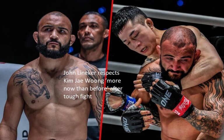 After their grueling battle, John Lineker says he appreciates Kim Jae Woong “more now than before.”