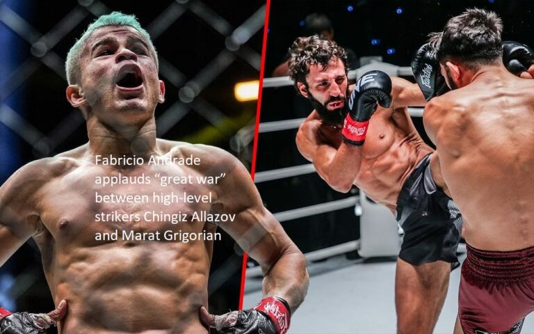 Fabricio Andrade applauds the “great war” that is taking place between high-level strikers Chingiz Allazov and Marat Grigorian.