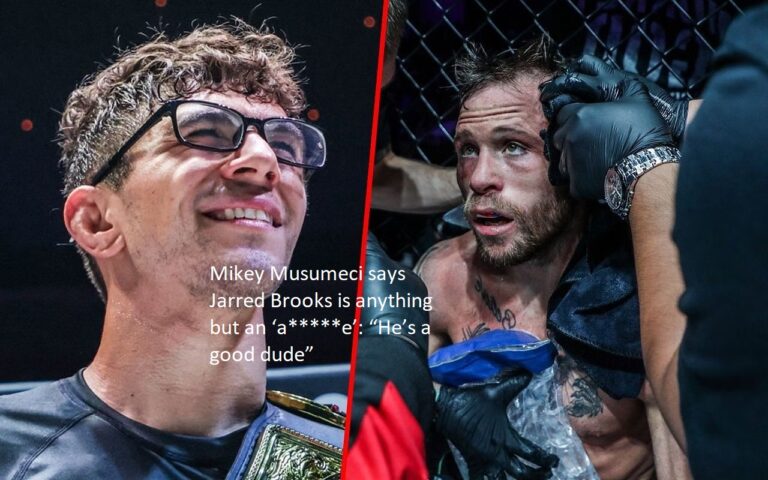 Jarred Brooks is not a “a*e,” according to Mikey Musumeci, who states the following about him: The phrase “He’s a good dude”