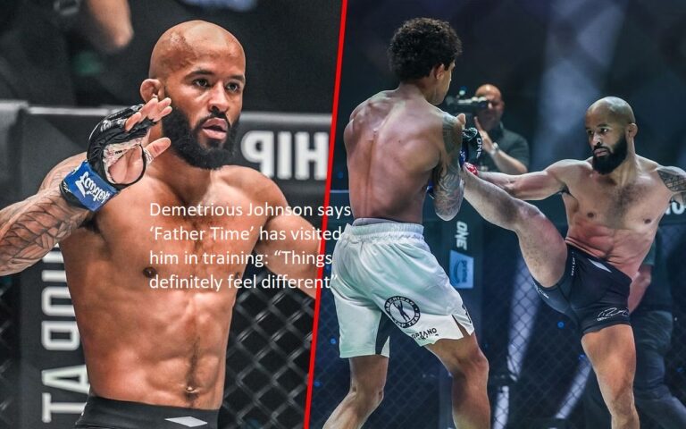 “Father Time” has apparently paid Demetrious Johnson a visit in the gym, as he reports that “things definitely feel different.”