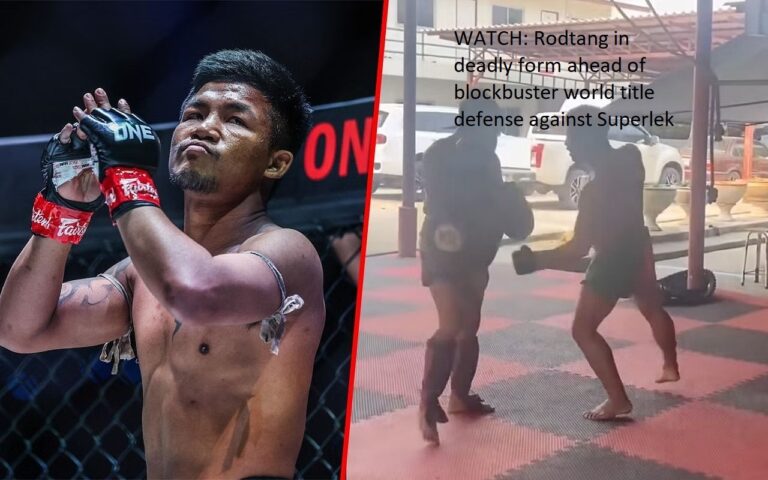 Rodtang is in lethal form ahead of his blockbuster world title defense against Superlek. CLICK HERE TO WATCH.