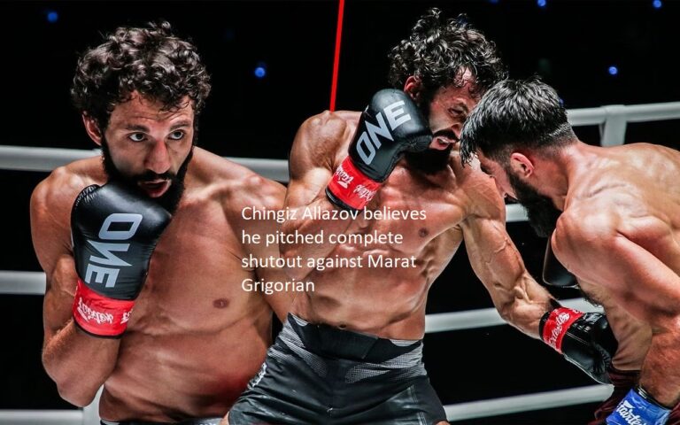 Chingiz Allazov is under the impression that he was able to throw a perfect game against Marat Grigorian.