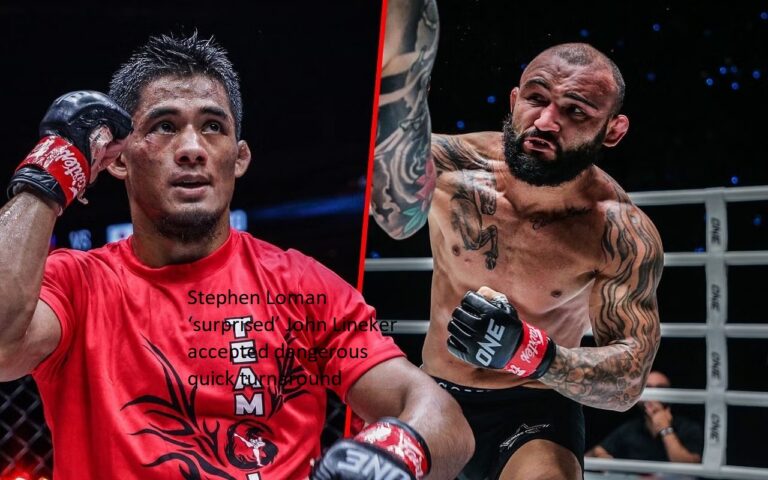 “surprised,” Stephen Loman said. John Lineker was willing to take a potentially hazardous short turnaround.