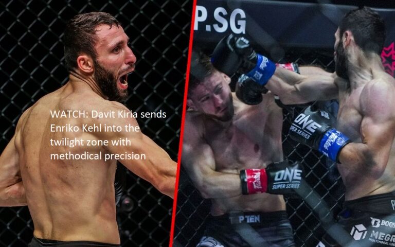 WATCH as Davit Kiria, with painstaking precision, places Enriko Kehl in the twilight zone