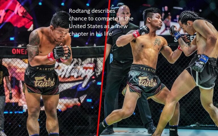 The opportunity for Rodtang to compete in the United States is being described by him as “a new chapter in his life.”