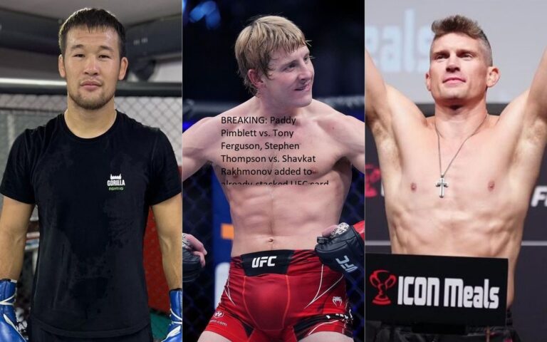The already-stacked UFC card for the end of the year will now feature Paddy Pimblett vs. Tony Ferguson and Stephen Thompson vs. Shavkat Rakhmonov, as reported in a breaking news article.