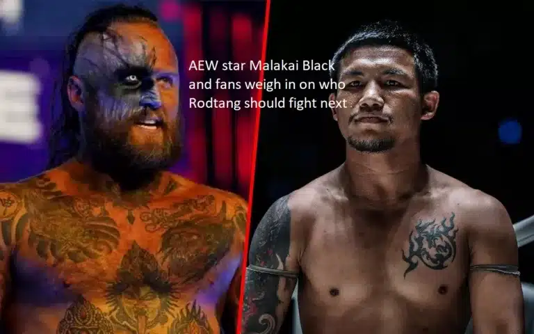 Fans and AEW superstar Malakai Black weigh in on who the next opponent for Rodtang should be.