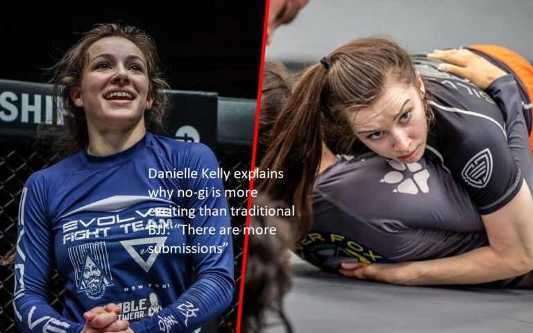Danielle Kelly elaborates on the reasons why no-gi is more interesting than traditional Brazilian jiu-jitsu: “There are even more submissions”